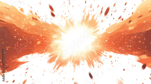 Vibrant Fire Sparks Astronomy Background