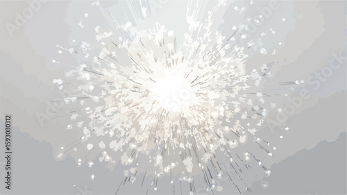 Elegant Chandelier with Sparkling Light Effect