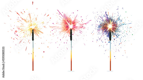 Sparkler Cut Out Element Set