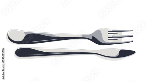 Modern Stainless Steel Cutlery Set