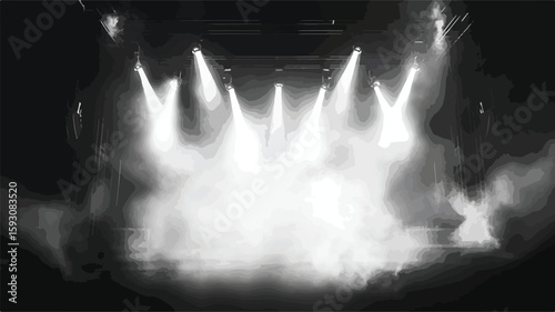Dynamic Concert Lighting and Stage Atmosphere