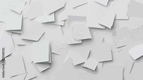 Gray Sticky Notes Wide Angle Background