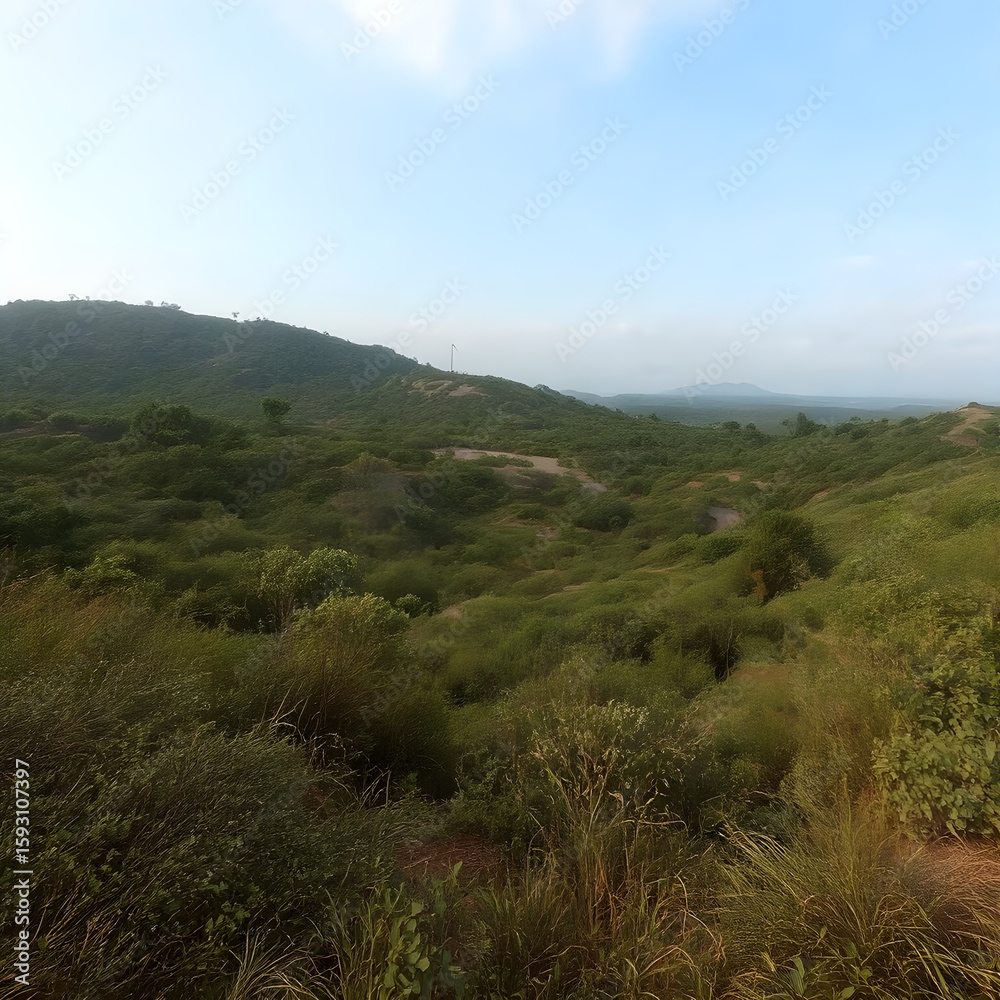 Fototapeta premium Ultra realistic beautiful landscape