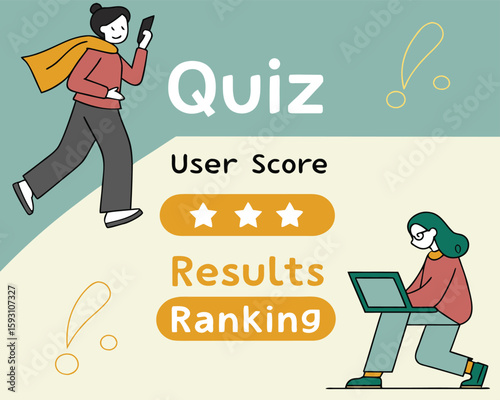 Interactive Quiz Results Screen | Gamified Learning Results Interface
