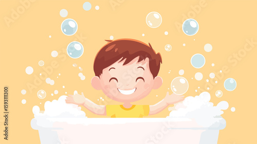 Adorable Kid Characters - Wash Your Hands