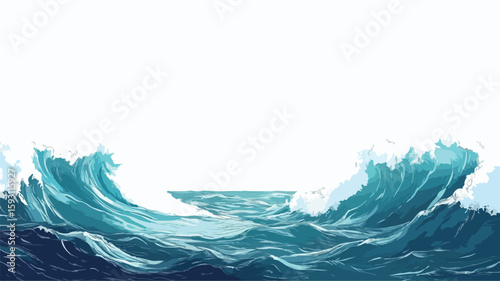 Dynamic Ocean Waves Photography