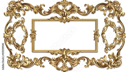 Elegant Vintage Gold Picture Frames Collection
