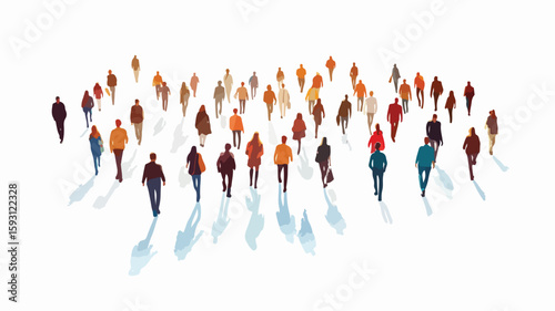Urban unity concept variation diverse group
