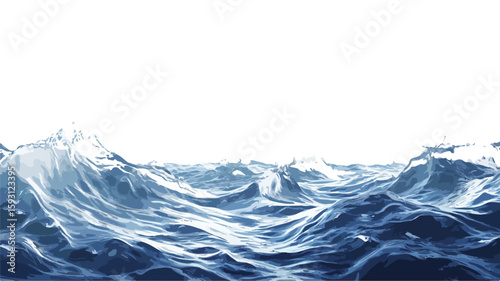 Water Effect Wide Angle Transparent Background