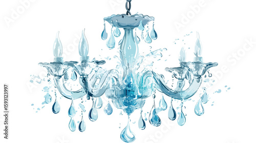 Chandelier Water Splash Outdoor Droplet Photography