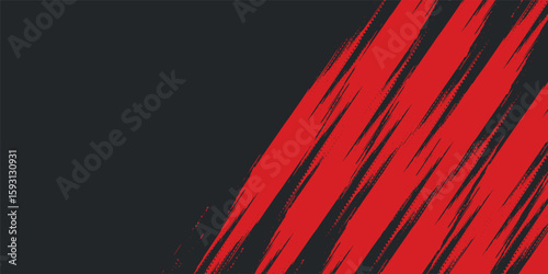 Background, contrast red and black color abstract template for business design. Technology style. You can use it for advertising, sports posters, templates, business presentations. Vector illustration