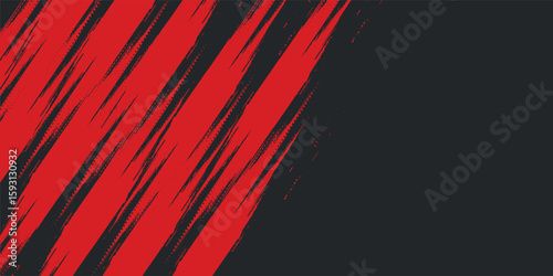 Background, contrast red and black color abstract template for business design. Technology style. You can use it for advertising, sports posters, templates, business presentations. Vector illustration