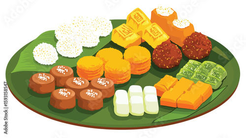 Traditional Sinhala New Year Sweets Display