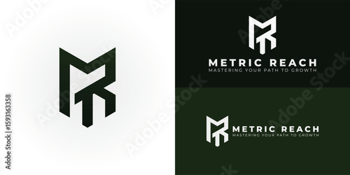 An MR emblem serves as a contemporary geometric symbol for Consulting and Professional Services, effectively conveying a sense of professionalism, trust, and commitment to growth and innovation.