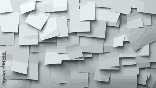 Gray Sticky Notes Wide Angle Background