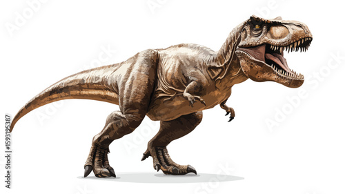 Majestic T-Rex Dinosaur in Wide Angle