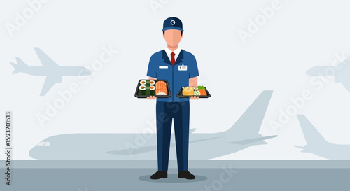 Airport Meal Delivery With Sushi, Conveying Convenience And Speed For Modern Travelers