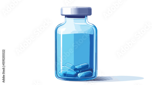 Medical Vaccine Bottle Capsules Design