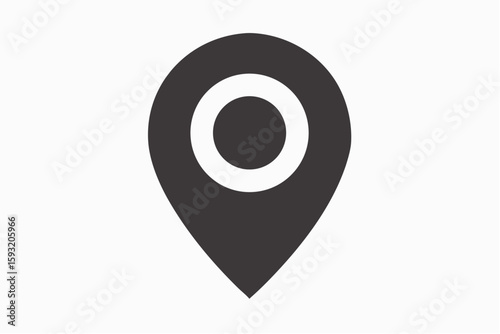 Vector map pointer icon set for location and navigation