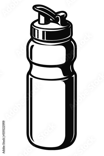 Sport Water Bottle Vector - Essential for Hydration and Active Lifestyles