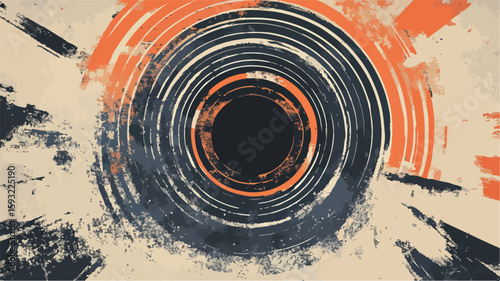 Vintage Photocopy Gradient Texture Distressed Effect