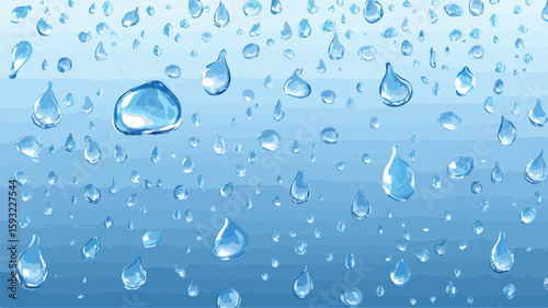 Rainy Window Water Drop Texture