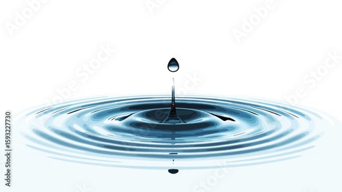 Clear Water Drops Background