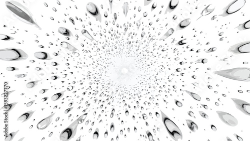 Condensation Water Drops Background Wide Angle