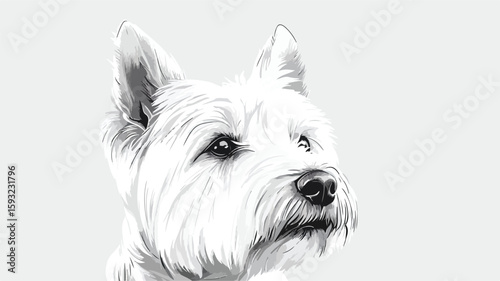 West Highland White Terrier Portrait