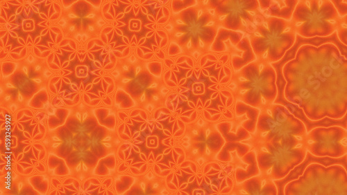 Abstract Radiant Burst with Soft Grain Texture, Symmetrical Glow Pattern in Psychedelic Style, Radiating Circular Abstract with Subtle Noise, Kaleidoscopic Starburst with Gradient Flow