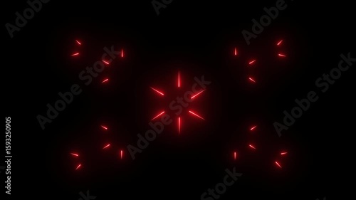 Neon red Abstract Art, Symmetrical Design, Glowing Light, Digital Illustration, Space-Inspired, Vibrant Colors, Modern Style, Creative Visuals, Technology Theme, High-Tech Graphics, Dark Background