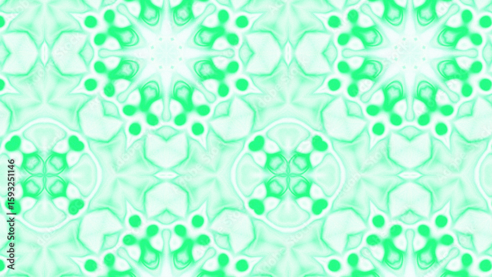 Abstract Radiant Burst with Soft Grain Texture, Symmetrical Glow Pattern in Psychedelic Style, Radiating Circular Abstract with Subtle Noise, Kaleidoscopic Starburst with Gradient Flow