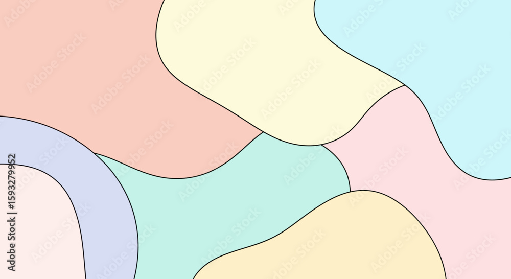 Pastel Hues Fluid Shapes Artistic Background Trendy Aesthetic Design Pastel Hues Fluid Shapes Artistic Background Trendy Aesthetic Design