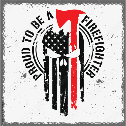 Proud To Be A Firefighter svg, Firefighter Axe svg, Maltese Cross svg, fireman svg, fire department svg, fire fighter svg, Cricut & Silhouette