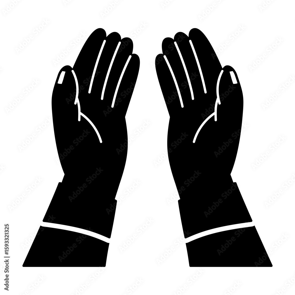 Obraz premium pray human hand