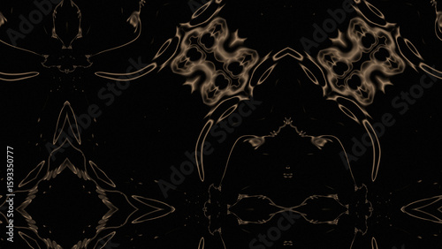 Abstract Radiant Burst with Soft Grain Texture, Symmetrical Glow Pattern in Psychedelic Style, Radiating Circular Abstract with Subtle Noise, Kaleidoscopic Starburst with Gradient Flow