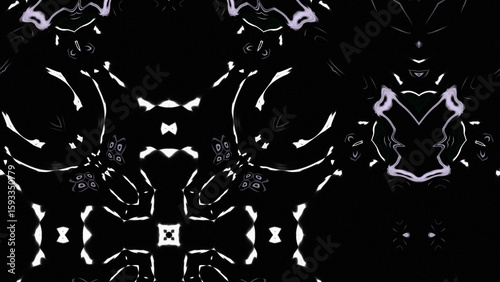 Abstract Radiant Burst with Soft Grain Texture, Symmetrical Glow Pattern in Psychedelic Style, Radiating Circular Abstract with Subtle Noise, Kaleidoscopic Starburst with Gradient Flow