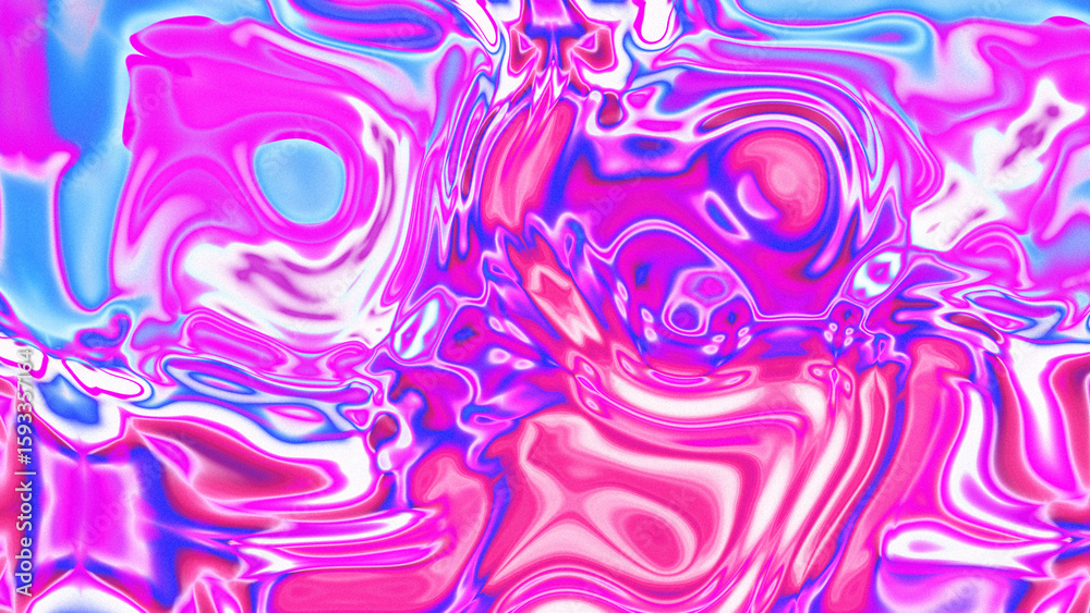 Fototapeta premium Fluid Marble Texture with Organic Flow, Abstract Liquid Pattern with Wavy Structure, Melted Surface Design with Soft Transitions, Psychedelic Swirl Texture with Marble Effect