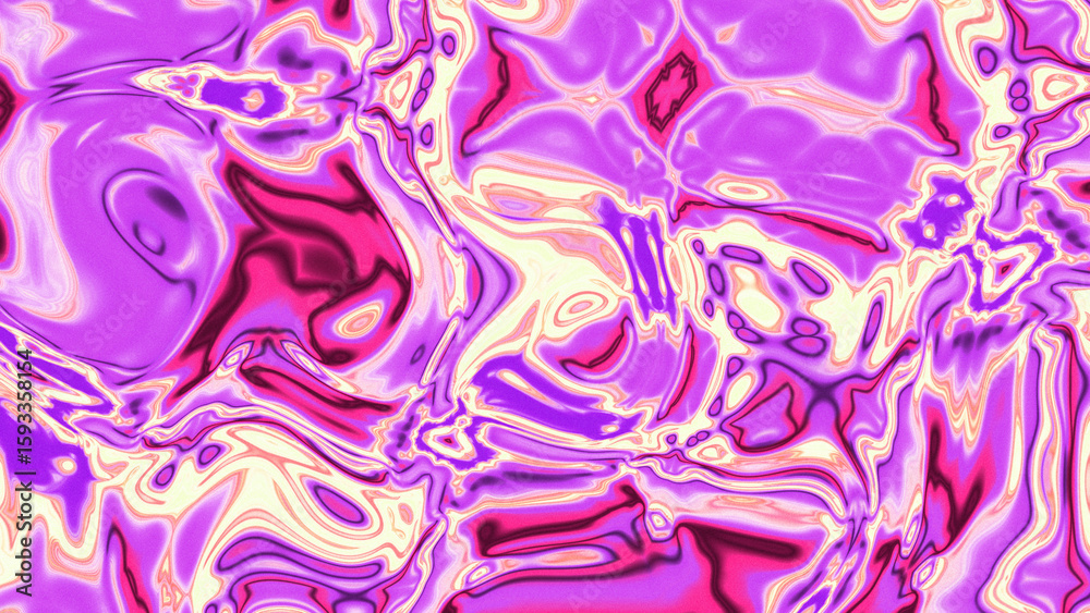 Fototapeta premium Fluid Marble Texture with Organic Flow, Abstract Liquid Pattern with Wavy Structure, Melted Surface Design with Soft Transitions, Psychedelic Swirl Texture with Marble Effect