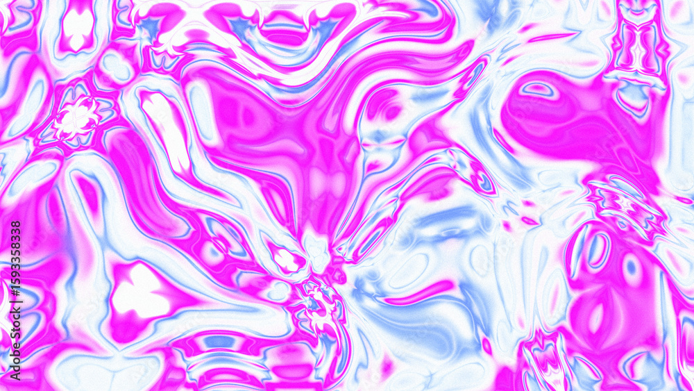 Fototapeta premium Fluid Marble Texture with Organic Flow, Abstract Liquid Pattern with Wavy Structure, Melted Surface Design with Soft Transitions, Psychedelic Swirl Texture with Marble Effect