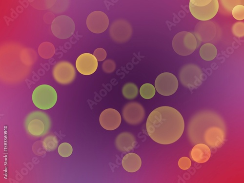 Bokeh Background with Retro Style