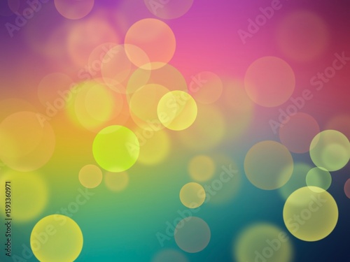 Bokeh Background with Retro Style