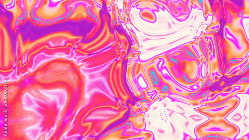 Fototapeta premium Fluid Marble Texture with Organic Flow, Abstract Liquid Pattern with Wavy Structure, Melted Surface Design with Soft Transitions, Psychedelic Swirl Texture with Marble Effect