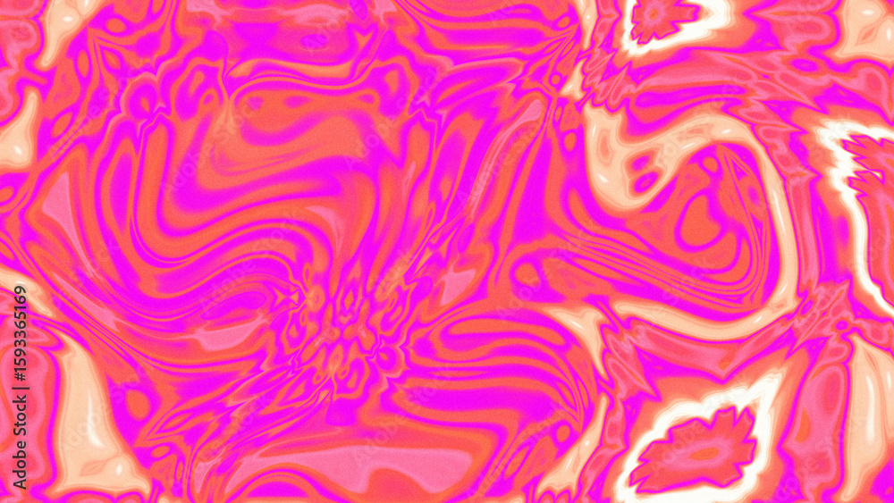 Fototapeta premium Fluid Marble Texture with Organic Flow, Abstract Liquid Pattern with Wavy Structure, Melted Surface Design with Soft Transitions, Psychedelic Swirl Texture with Marble Effect