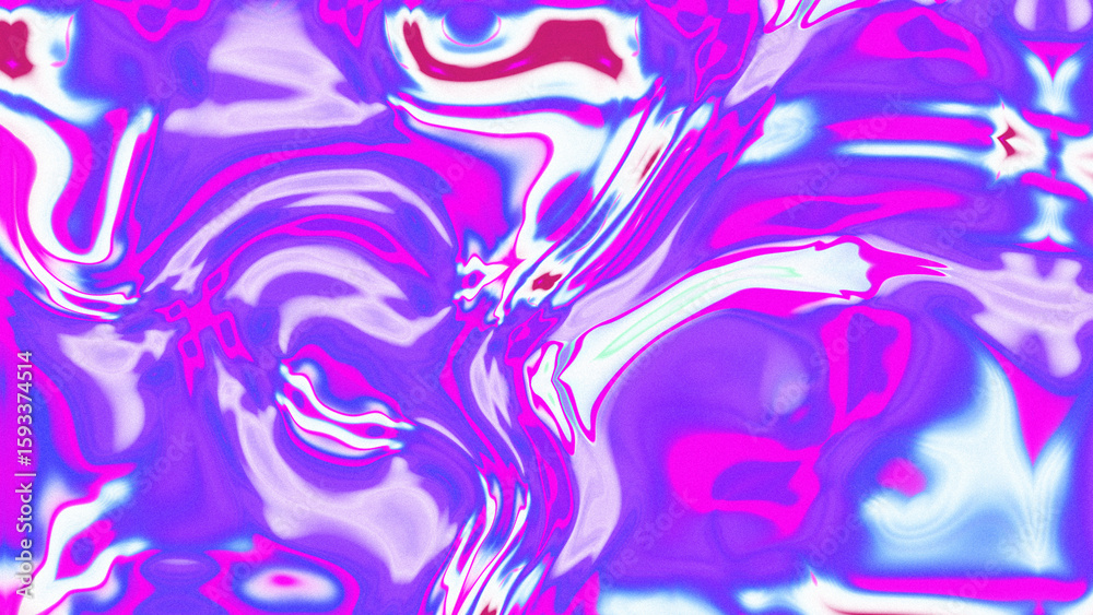 Fototapeta premium Fluid Marble Texture with Organic Flow, Abstract Liquid Pattern with Wavy Structure, Melted Surface Design with Soft Transitions, Psychedelic Swirl Texture with Marble Effect