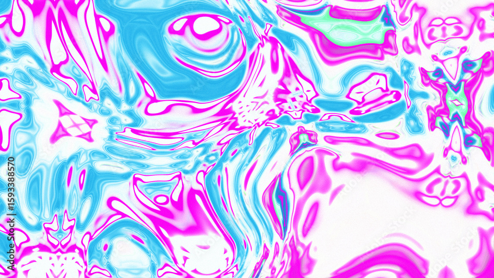 Fototapeta premium Fluid Marble Texture with Organic Flow, Abstract Liquid Pattern with Wavy Structure, Melted Surface Design with Soft Transitions, Psychedelic Swirl Texture with Marble Effect