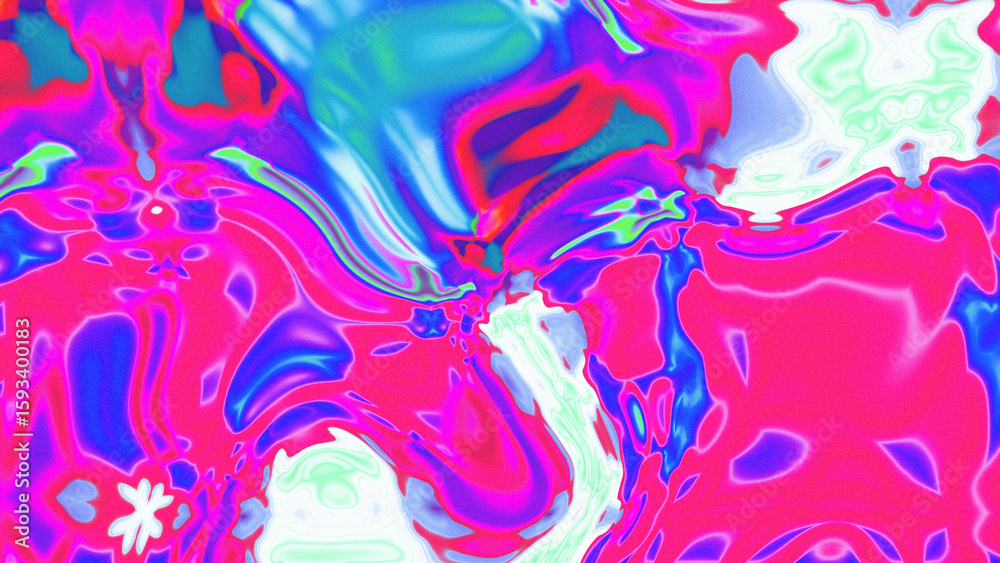 Fototapeta premium Fluid Marble Texture with Organic Flow, Abstract Liquid Pattern with Wavy Structure, Melted Surface Design with Soft Transitions, Psychedelic Swirl Texture with Marble Effect