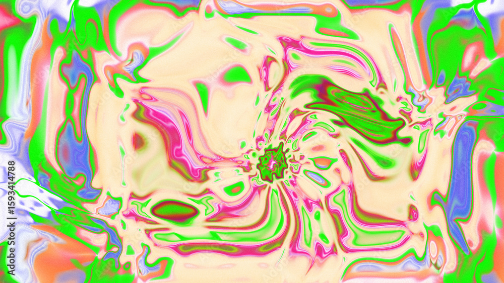 Fototapeta premium Fluid Marble Texture with Organic Flow, Abstract Liquid Pattern with Wavy Structure, Melted Surface Design with Soft Transitions, Psychedelic Swirl Texture with Marble Effect