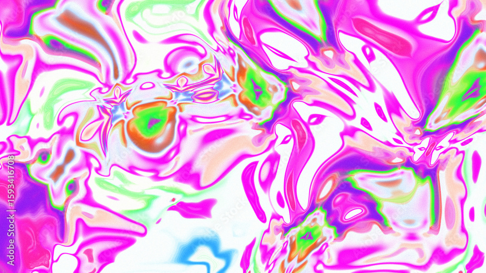 Fototapeta premium Fluid Marble Texture with Organic Flow, Abstract Liquid Pattern with Wavy Structure, Melted Surface Design with Soft Transitions, Psychedelic Swirl Texture with Marble Effect