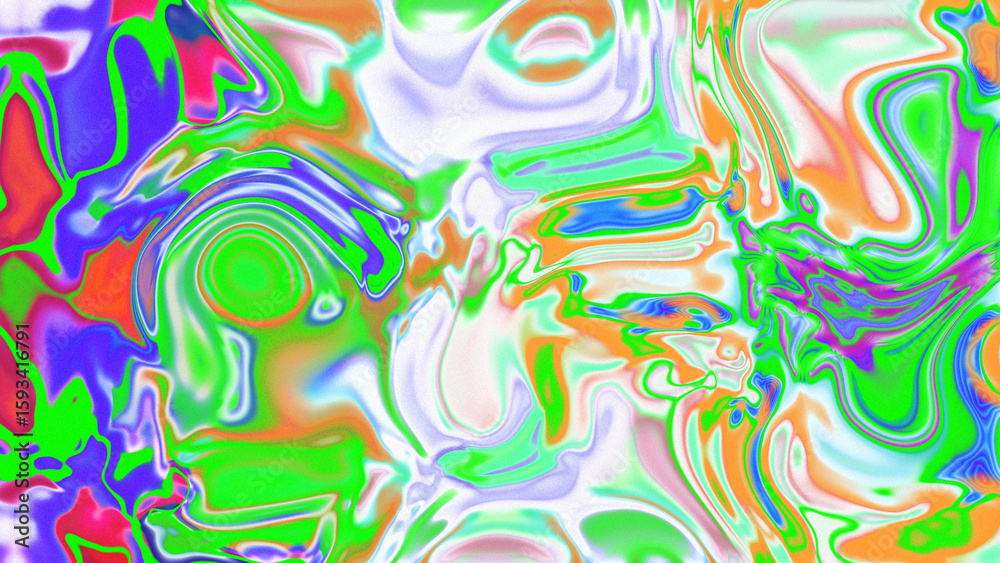 Fototapeta premium Fluid Marble Texture with Organic Flow, Abstract Liquid Pattern with Wavy Structure, Melted Surface Design with Soft Transitions, Psychedelic Swirl Texture with Marble Effect